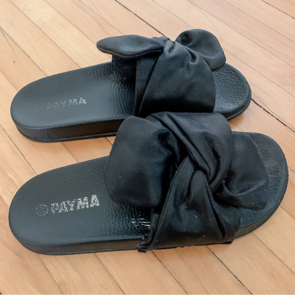 Payma Knot Detail Slide Sandals